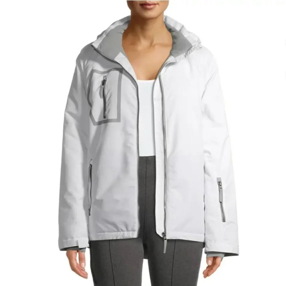 Swiss Tech medium Long Sleeve Fleece Ski Single-Breasted Mid-Length Jacket